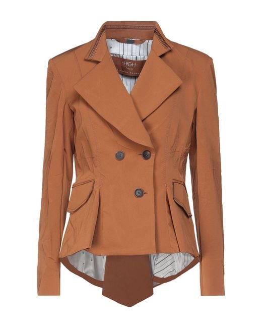 High Brown Suit Jacket