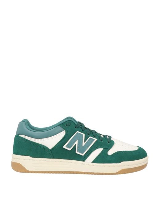 New Balance Green Sneakers Leather