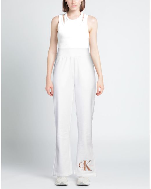 Pantalon Calvin Klein en coloris White