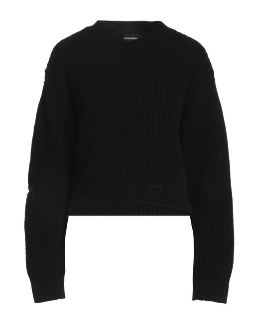 DSquared² Black Sweater Wool