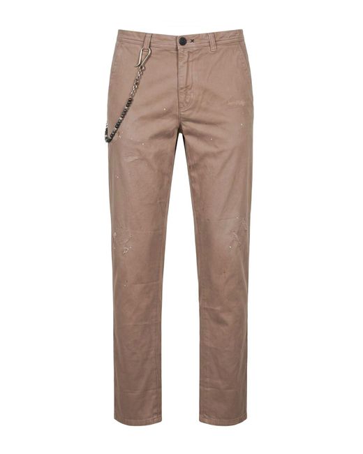 Tramarossa Gray Pants Cotton, Elastane for men