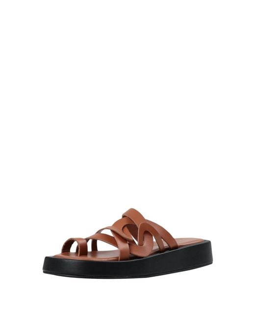 Alohas Brown Thong Sandal