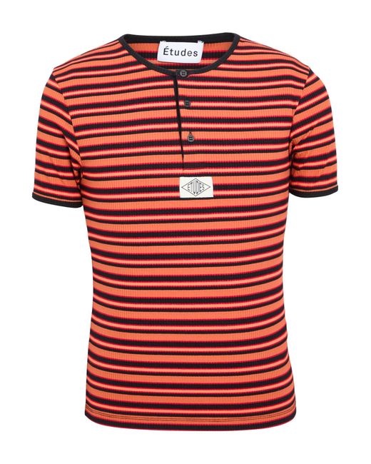 Etudes Studio Red T-Shirt Polyester, Cotton, Elastane for men