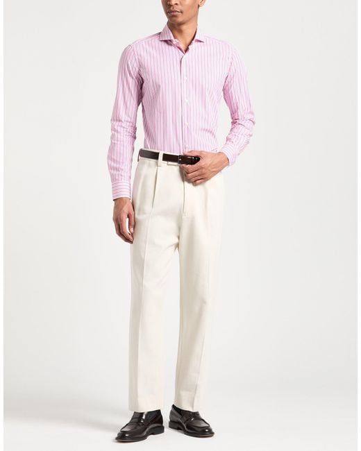 Massimo Rebecchi Pink Shirts for men