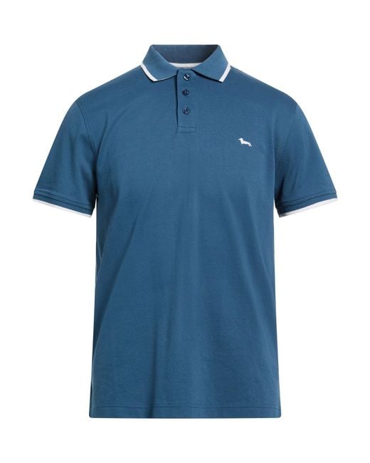 Harmont & Blaine Blue Polo Shirts for men