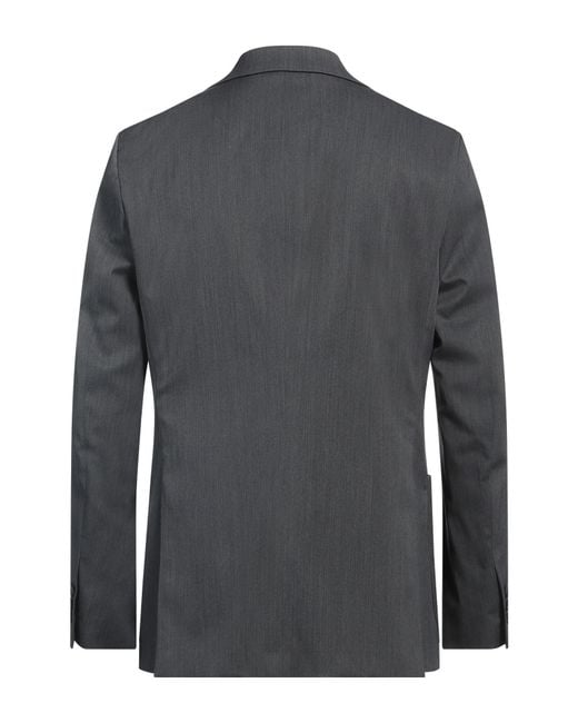 Palm Angels Black Blazer Polyester, Virgin Wool, Elastane for men