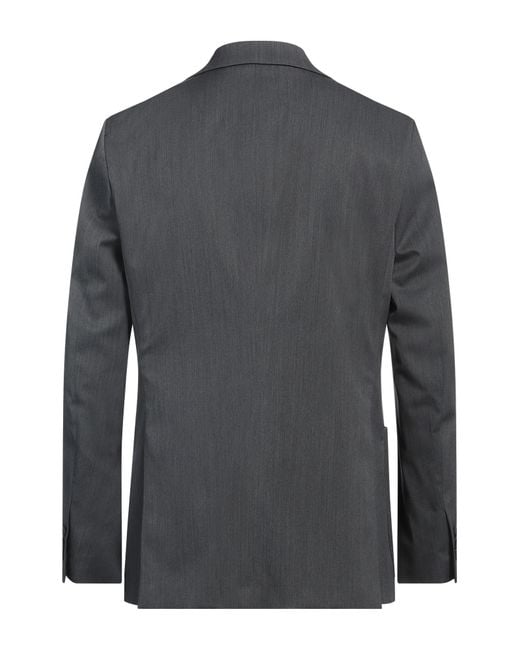 Palm Angels Black Blazer Polyester, Virgin Wool, Elastane for men