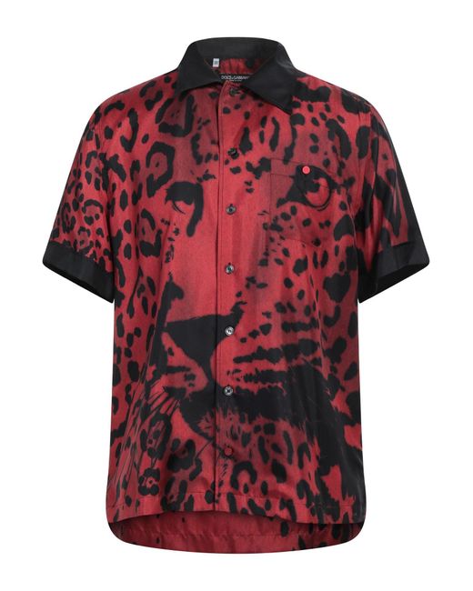 Dolce & Gabbana Red Shirt for men