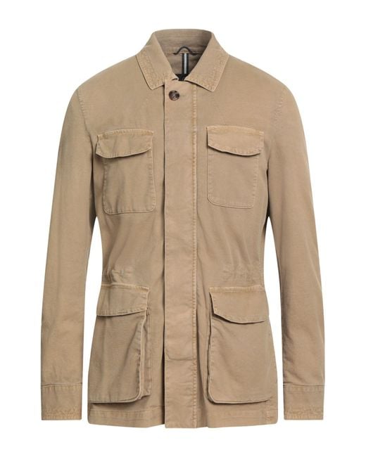 Schneiders Salzburg Men's Natural Sand Jacket Cotton, Elastane