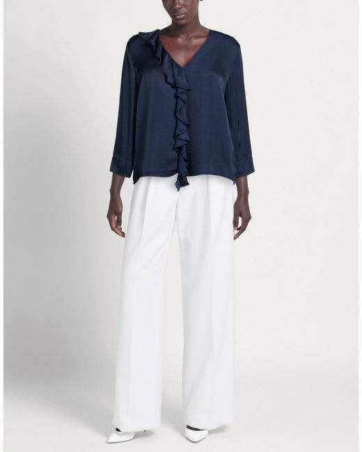 ALESSIA SANTI Blue Top Viscose