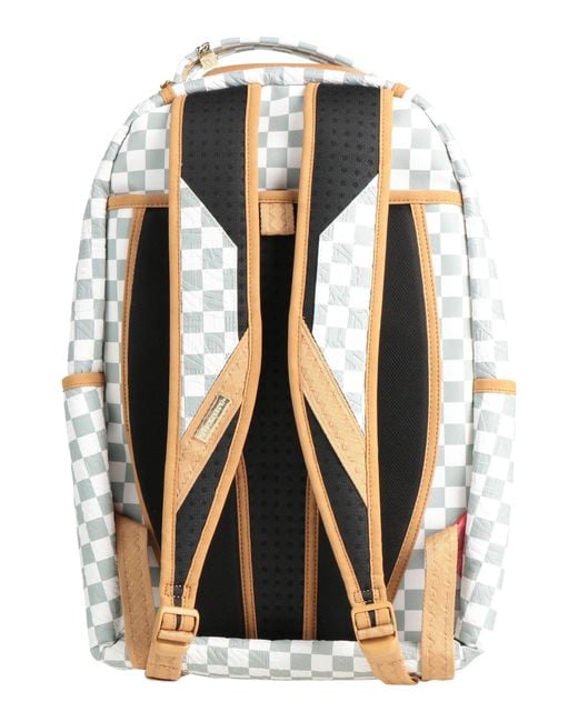 Sprayground White Backpack Textile Fibers for men