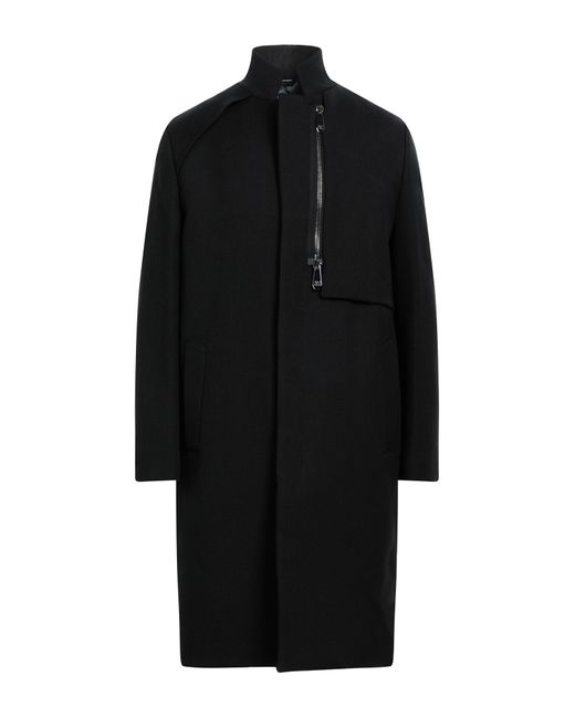 Alessandro Dell'acqua Black Coat for men