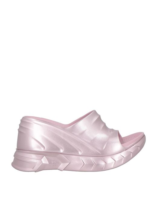 Givenchy Pink Light Sandals Rubber