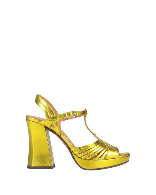 Chie Mihara Yellow Sandals Leather