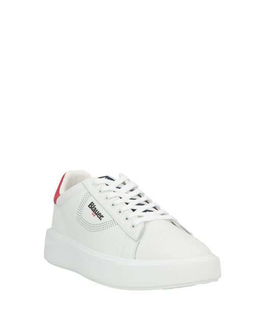 Blauer White Trainers for men