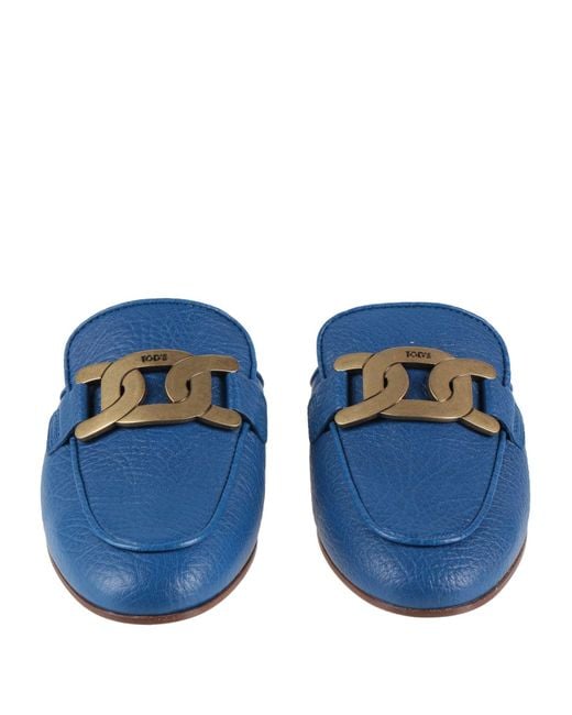 Tod's Blue Mules & Clogs