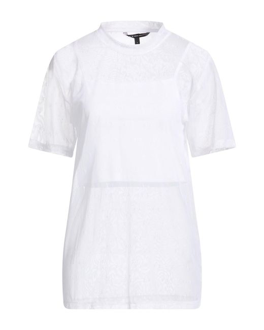 ARMANI EXCHANGE White Top Polyamide, Elastane