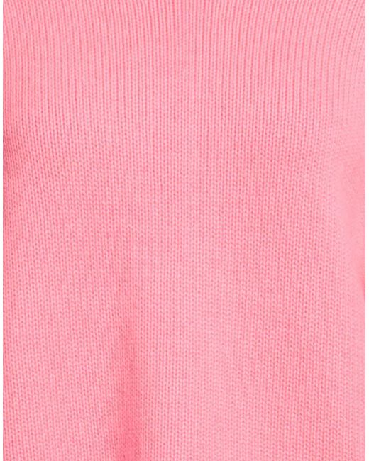 Lisa Yang Pink Rollkragenpullover