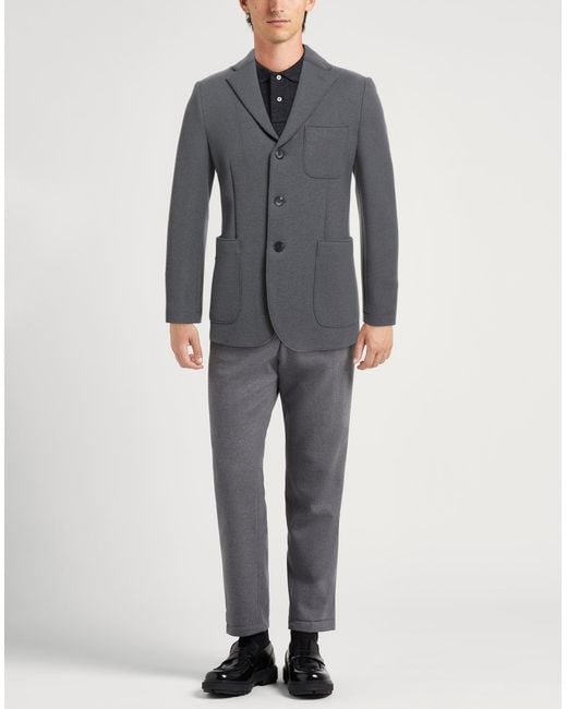 Blazer Barena pour homme en coloris Gray