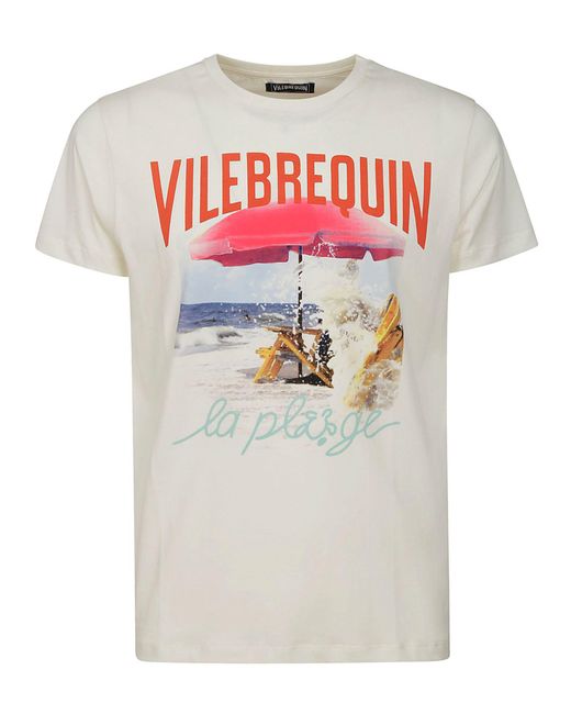 T-shirt di Vilebrequin in White da Uomo