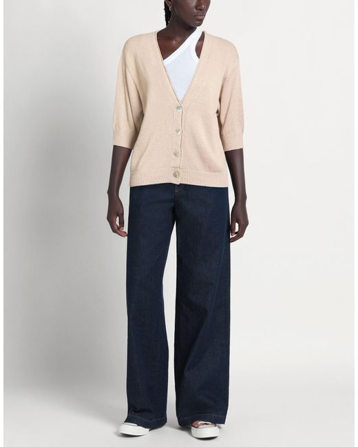 Anneclaire Natural Cardigan Linen, Organic Cotton