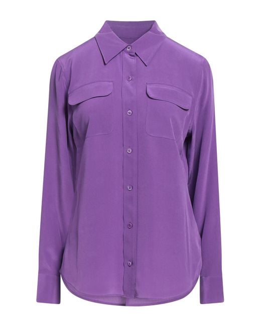 Equipment Purple Shirts
