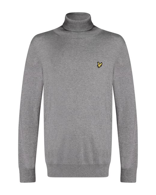 Lyle & Scott Gray Turtleneck for men