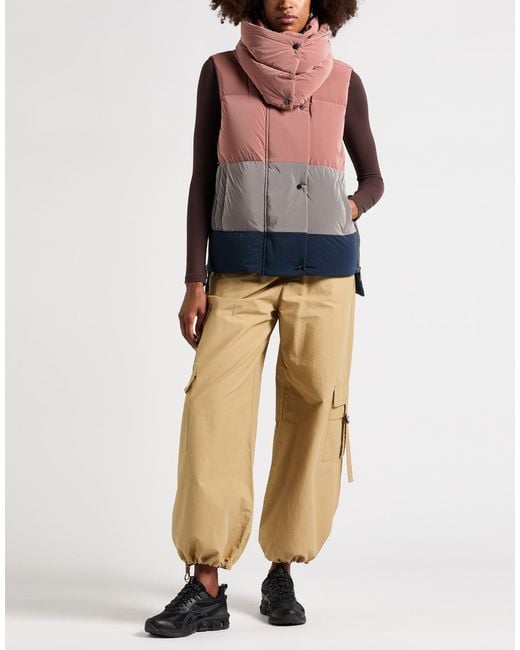Moorer Pink Vest Polyamide, Polyester