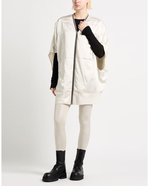 Rick Owens Natural Jacket Acetate, Viscose