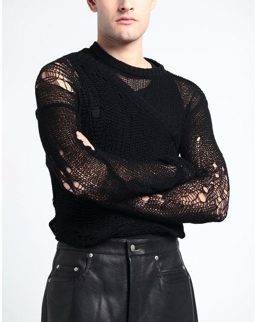 Rick Owens Black Sweater for men