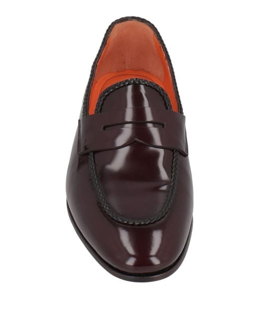 Santoni Brown Loafer for men