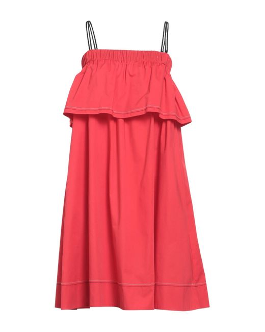 Sfizio Red Midi Dress
