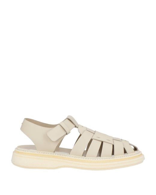 THE ANTIPODE Natural Sandals Leather for men