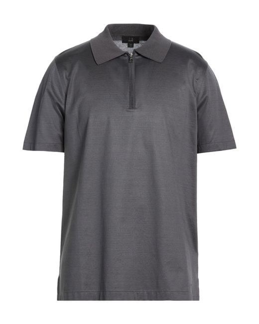 Dunhill Gray Polo Shirts for men