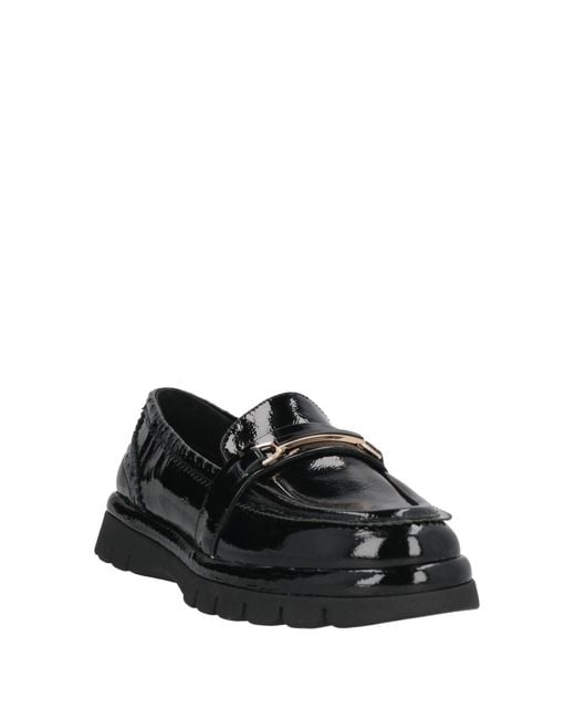 The Flexx Black Loafers Leather