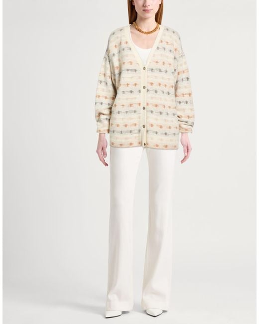 The Elder Statesman Natural Cardigans