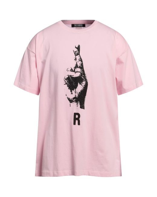 Raf Simons T-shirts in Pink für Herren