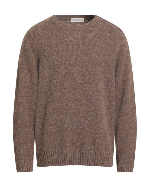 FILIPPO DE LAURENTIIS Brown Jumper for men