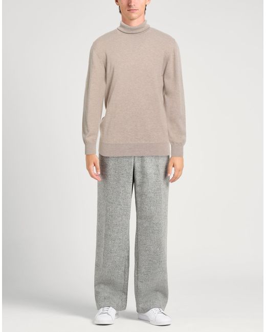 Alpha Studio White Turtleneck for men