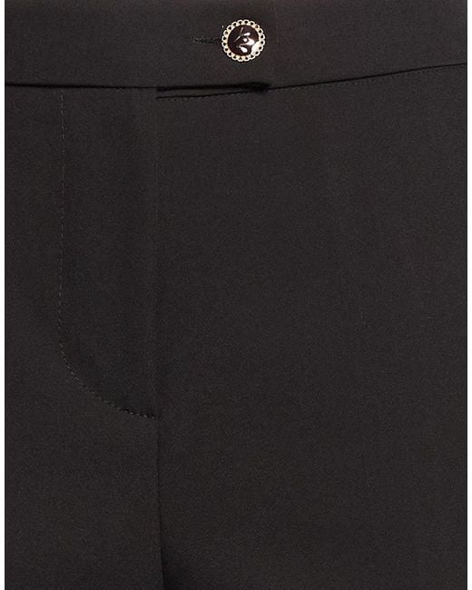 Yes Zee Black Pants Polyester, Elastane