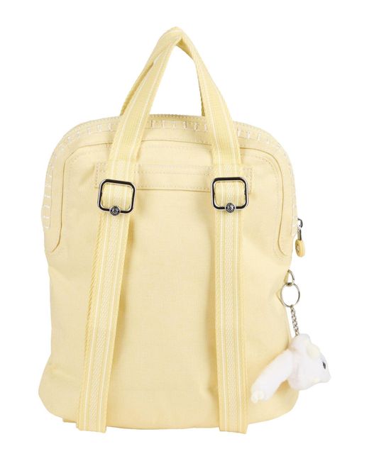 Kipling Yellow Pastel Backpack Polyester