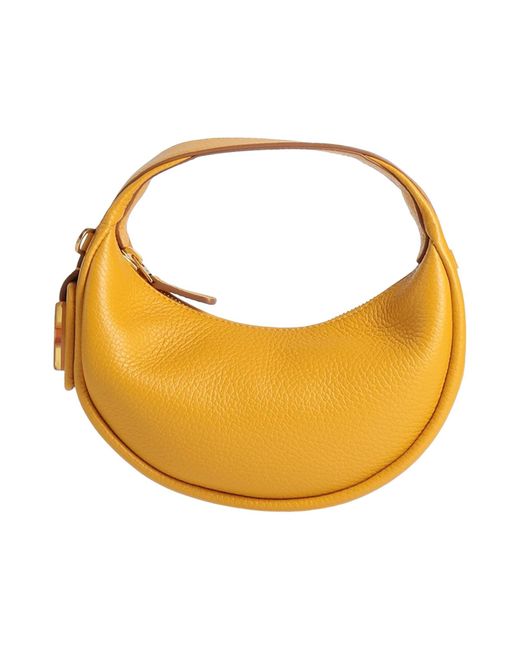Hogan Yellow Marigold Handbag Leather