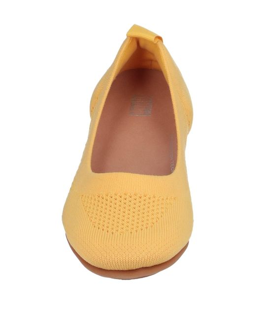 Fitflop Natural Ballet Flats Textile Fibers