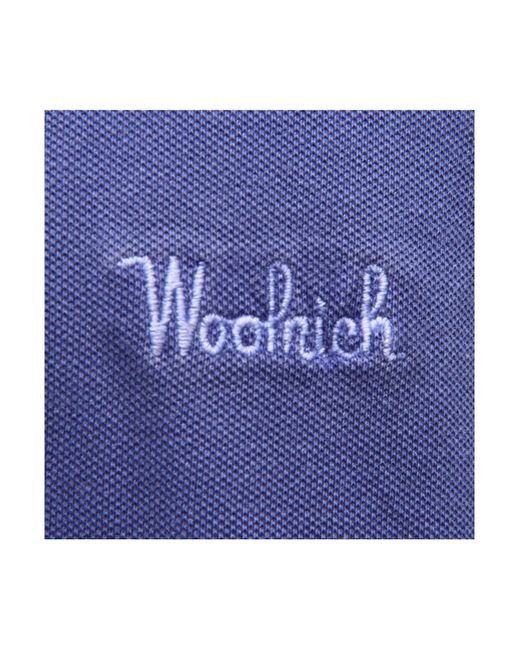Polo Woolrich de hombre de color Blue