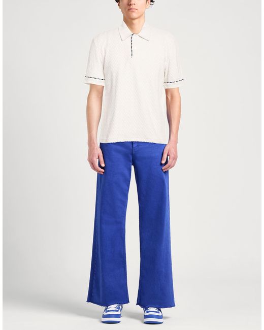 Polo Missoni de hombre de color White