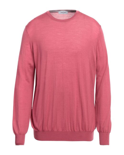 Gran Sasso Pink Sweater for men