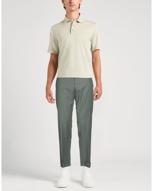 Tombolini Gray Pants Virgin Wool, Polyamide, Silk, Elastane for men