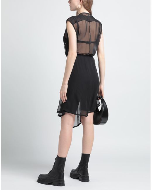 Ann Demeulemeester Gray Midi Dress