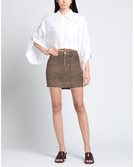 Stella McCartney Brown Mini Skirts