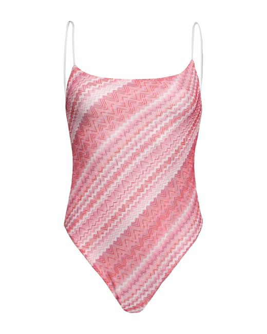 Missoni Pink One-piece Swimsuit